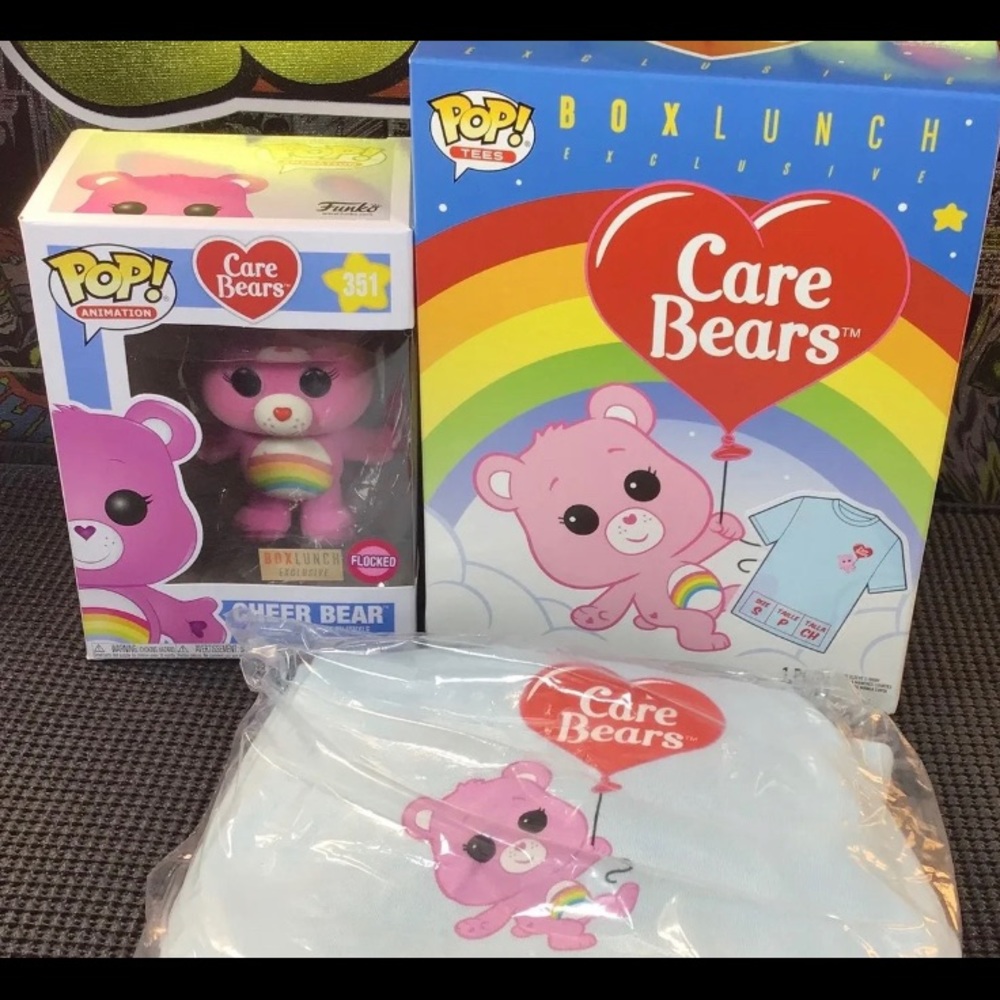 Funko Pop Care Bear and Tee Shirt